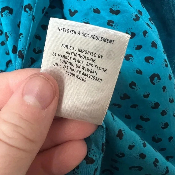 Leifsdottir Anthropologie Cerulean Wool Jacket - Picture 5 of 7